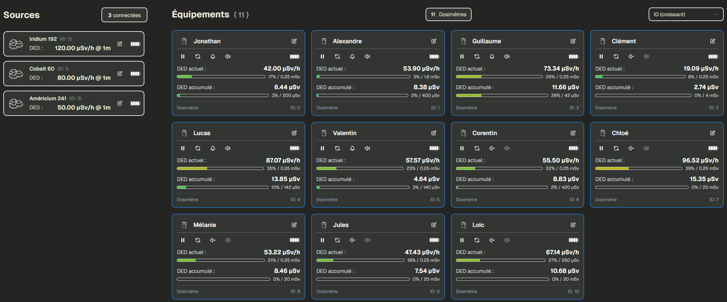 Interface DosiLearn